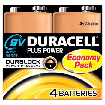 Duracell Plus Power Einwegbatterie 9V Alkaline