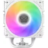 CPU-Kühler SCYTHE Mugen 6 Dual Fan White ARGB Edition, zwei 120-mm-Lüfter, weiße Oberfläche