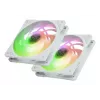 CPU-Kühler SCYTHE Mugen 6 Dual Fan White ARGB Edition, zwei 120-mm-Lüfter, weiße Oberfläche