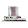 CPU-Kühler SCYTHE Mugen 6 Dual Fan White ARGB Edition, zwei 120-mm-Lüfter, weiße Oberfläche