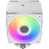 CPU-Kühler SCYTHE Mugen 6 Dual Fan White ARGB Edition, zwei 120-mm-Lüfter, weiße Oberfläche