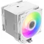 CPU-Kühler SCYTHE Mugen 6 Dual Fan White ARGB Edition, zwei 120-mm-Lüfter, weiße Oberfläche