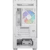 Tower-PC-Gehäuse AEROCOOL Viewport Mini-G-WT-v4 ARGB mit zwei Tempered-Glass-Panels, weiß