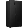 Gorenje HZF55082 NRS917E41BX G400, Freistehend, American Door, Schwarz, 2 Türen, Touch, LED