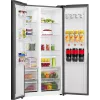 Gorenje HZF55082 NRS917E41BX G400, Freistehend, American Door, Schwarz, 2 Türen, Touch, LED