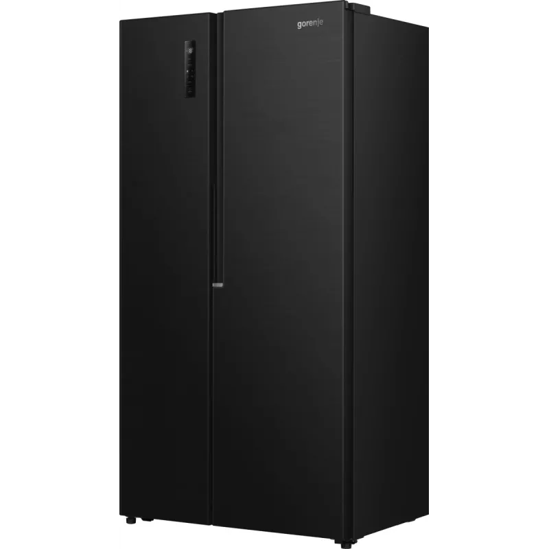 Gorenje HZF55082 NRS917E41BX G400, Freistehend, American Door, Schwarz, 2 Türen, Touch, LED