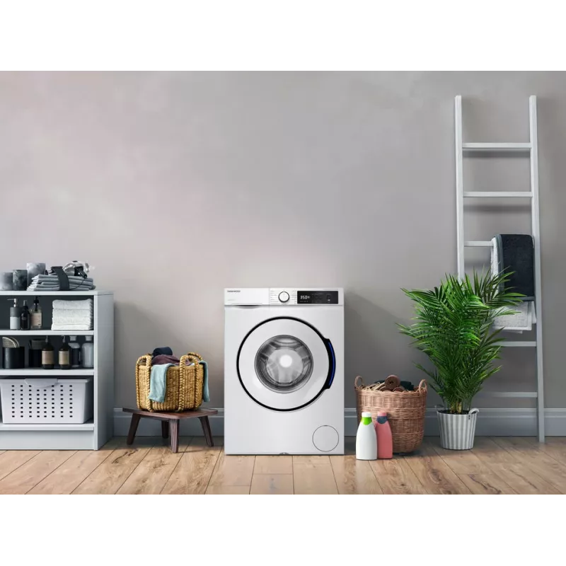 Daewoo WM-FB8514W1A-DE Waschmaschine Frontlader 8 kg 1400 U/min Weiß