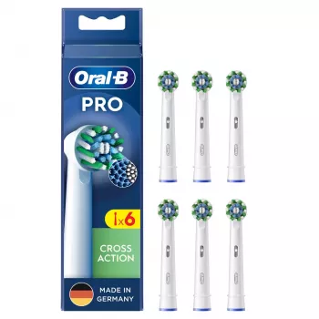 Oral-B CrossAction 6 Stk. Weiß