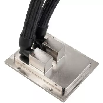 SILVERSTONE CPU AIO Flüssigkeitskühler SST-XE360PD (schwarz/silber) 360-mm-Radiator