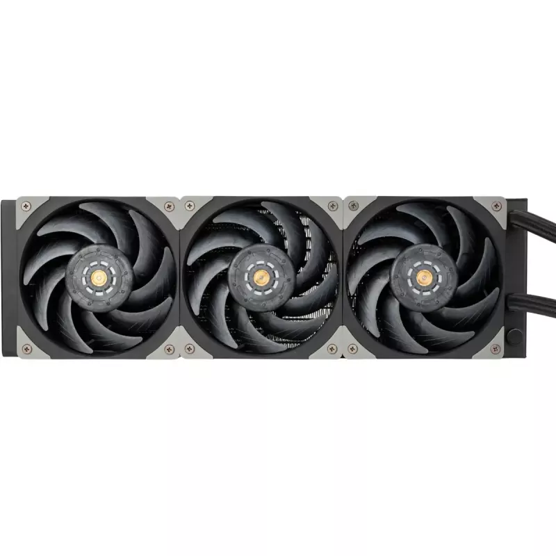 SILVERSTONE CPU AIO Flüssigkeitskühler SST-XE360PD (schwarz/silber) 360-mm-Radiator