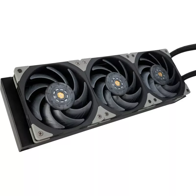 SILVERSTONE CPU AIO Flüssigkeitskühler SST-XE360PD (schwarz/silber) 360-mm-Radiator