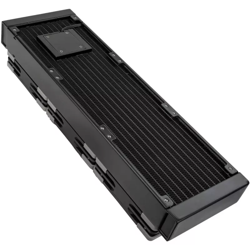 SILVERSTONE CPU AIO Flüssigkeitskühler SST-XE360PD (schwarz/silber) 360-mm-Radiator