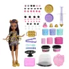Monster High Scary Sweet Birthday Cake Kit mit Clawdeen Wolf Puppe und über 20 Dekorationszubehörteilen