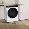 Gorenje WPNA84A2TS Waschmaschine Frontlader 8 kg 1400 U/min Schwarz, Weiß