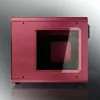 RAIJINTEK METIS PLUS Mini Tower PC-Gehäuse Rot — Mini-ITX, 1x 3,5-Zoll-Schacht, 4x 2,5-Zoll-Schächte, 120-mm-Lüfter