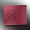 RAIJINTEK METIS PLUS Mini Tower PC-Gehäuse Rot — Mini-ITX, 1x 3,5-Zoll-Schacht, 4x 2,5-Zoll-Schächte, 120-mm-Lüfter