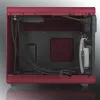 RAIJINTEK METIS PLUS Mini Tower PC-Gehäuse Rot — Mini-ITX, 1x 3,5-Zoll-Schacht, 4x 2,5-Zoll-Schächte, 120-mm-Lüfter