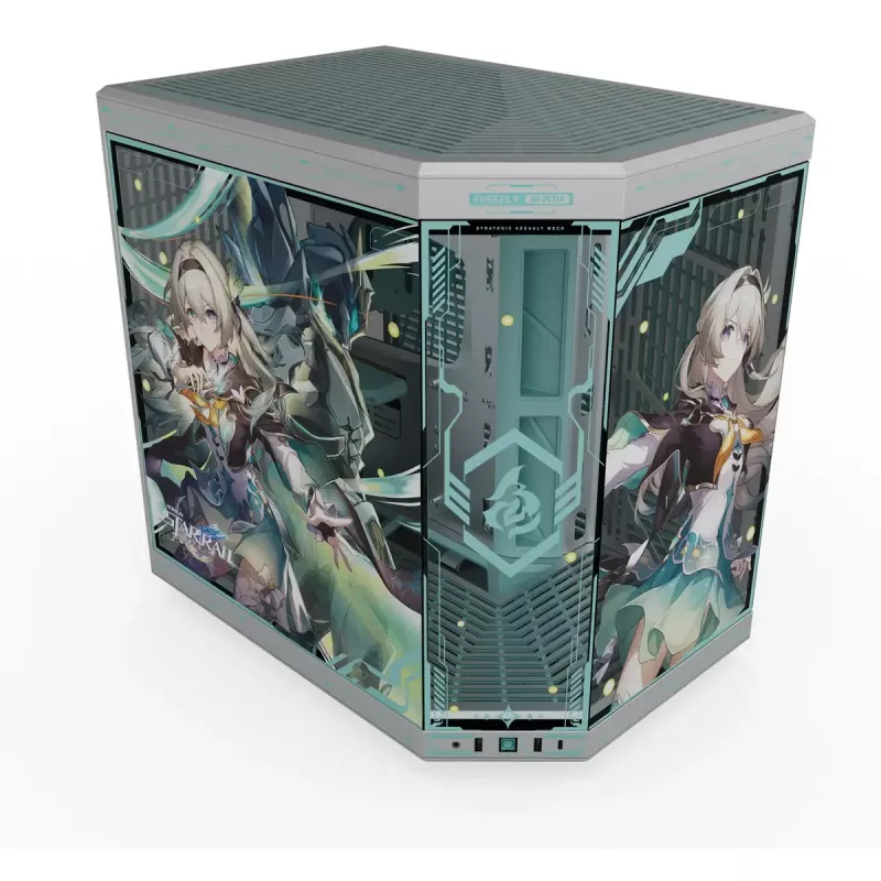 Computergehäuse HYTE Y70 Firefly Edition Hartglas — Mid-Tower ATX-kompatibel