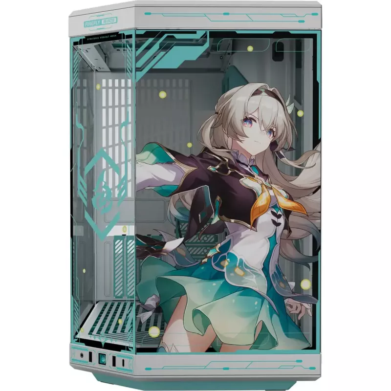 Computergehäuse HYTE Y70 Firefly Edition Hartglas — Mid-Tower ATX-kompatibel
