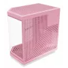 HYTE Y70 Milk Midi Tower PC-Gehäuse, Pink — unterstützt 120/140 mm Lüfter, 2,5 Zoll & 3,5 Zoll Laufwerke, unteres Netzteil, 320×470×470 mm