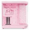 HYTE Y70 Milk Midi Tower PC-Gehäuse, Pink — unterstützt 120/140 mm Lüfter, 2,5 Zoll & 3,5 Zoll Laufwerke, unteres Netzteil, 320×470×470 mm