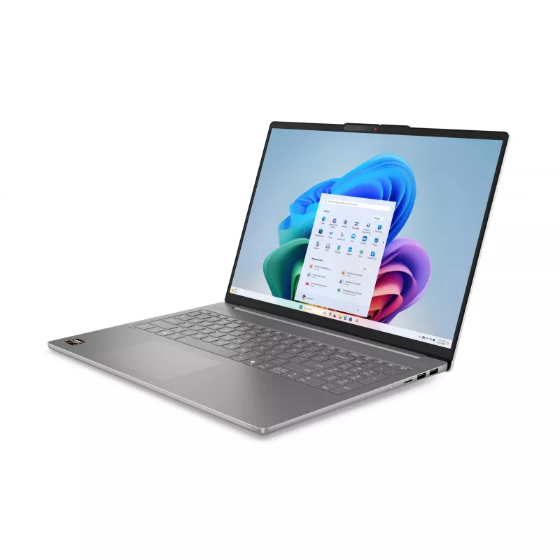 Lenovo IdeaPad schlank 5 16AKP10 Copilot+ PC AMD Ryzen™ AI 7 350 Laptop 40,6 cm (16 Zoll) 2.8K 24 GB DDR5-SDRAM 1 TB SSD Wi-Fi 7 (802.11be) Windows 11 Home German Grau