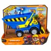 Rubble & Crew, Bark Yard Deluxe Muldenkipper Baufahrzeug mit Lichtern, Geräuschen & Wheeler Action-Figur, Spielzeug für Jungen und Mädchen ab 3 Jahren