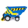 Rubble & Crew, Bark Yard Deluxe Muldenkipper Baufahrzeug mit Lichtern, Geräuschen & Wheeler Action-Figur, Spielzeug für Jungen und Mädchen ab 3 Jahren