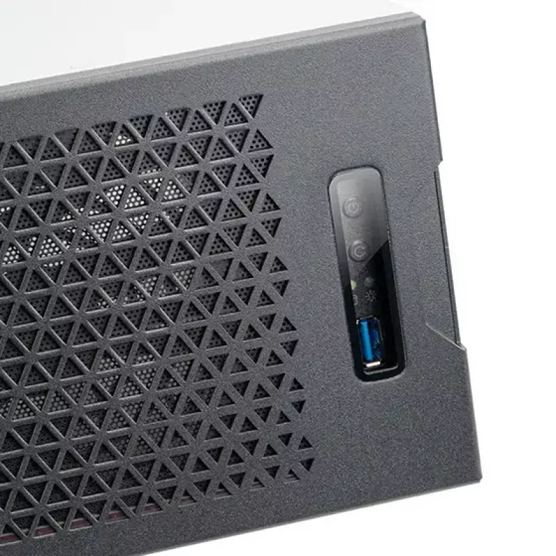SILVERSTONE SST-RM31 Rack-Servergehäuse — Rack-Formfaktor, Unterstützung für SFX/SFX-L-Netzteile, 2×3,5-Zoll- + 2×2,5-Zoll-Schächte, USB 3.2 Gen1