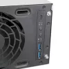 SILVERSTONE SST-RM31 Rack-Servergehäuse — Rack-Formfaktor, Unterstützung für SFX/SFX-L-Netzteile, 2×3,5-Zoll- + 2×2,5-Zoll-Schächte, USB 3.2 Gen1