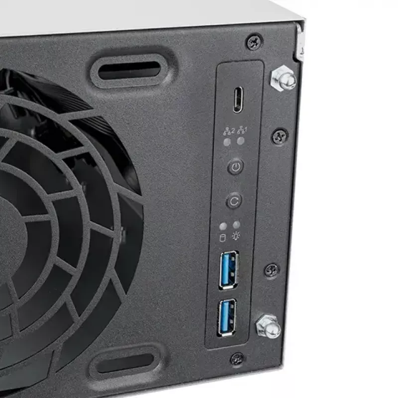 SILVERSTONE SST-RM31 Rack-Servergehäuse — Rack-Formfaktor, Unterstützung für SFX/SFX-L-Netzteile, 2×3,5-Zoll- + 2×2,5-Zoll-Schächte, USB 3.2 Gen1