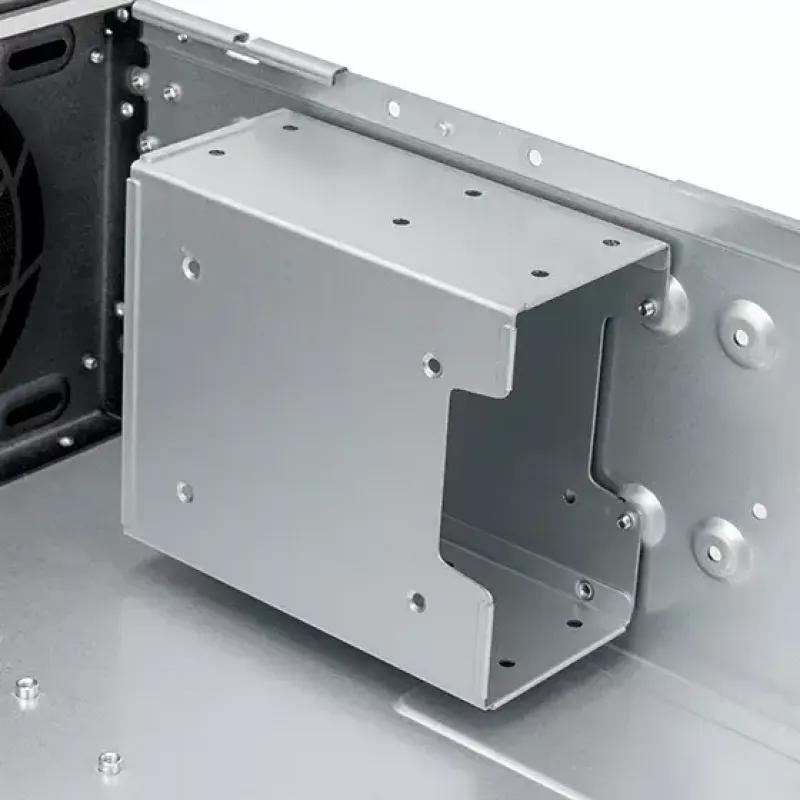 SILVERSTONE SST-RM31 Rack-Servergehäuse — Rack-Formfaktor, Unterstützung für SFX/SFX-L-Netzteile, 2×3,5-Zoll- + 2×2,5-Zoll-Schächte, USB 3.2 Gen1