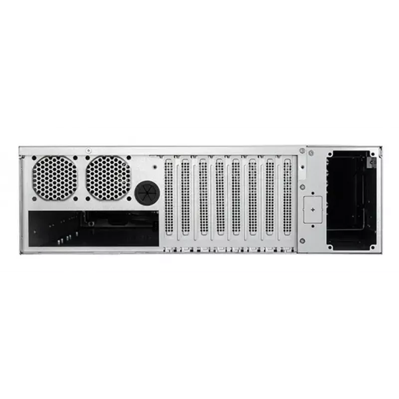 SILVERSTONE SST-RM31 Rack-Servergehäuse — Rack-Formfaktor, Unterstützung für SFX/SFX-L-Netzteile, 2×3,5-Zoll- + 2×2,5-Zoll-Schächte, USB 3.2 Gen1