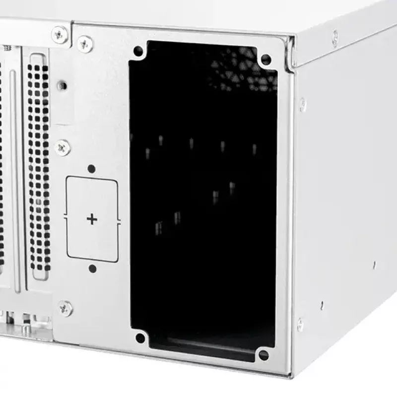 SILVERSTONE SST-RM31 Rack-Servergehäuse — Rack-Formfaktor, Unterstützung für SFX/SFX-L-Netzteile, 2×3,5-Zoll- + 2×2,5-Zoll-Schächte, USB 3.2 Gen1