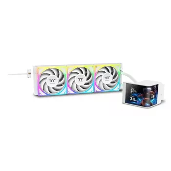 Thermaltake MAGCurve 360 Ultra Snow All-in-One Flüssig-CPU-Kühler mit ARGB-Lüftern