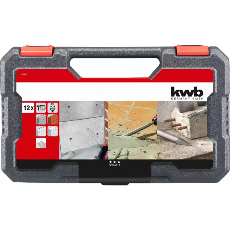 Bohrer-Set KWB 240290 12 Stück 5 mm Durchmesser