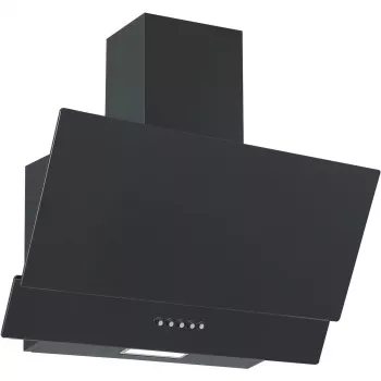 Dunstabzugshaube Respekta Sasha CH35060MS-19, 60 cm, mattschwarz, Abluft oder Umluft