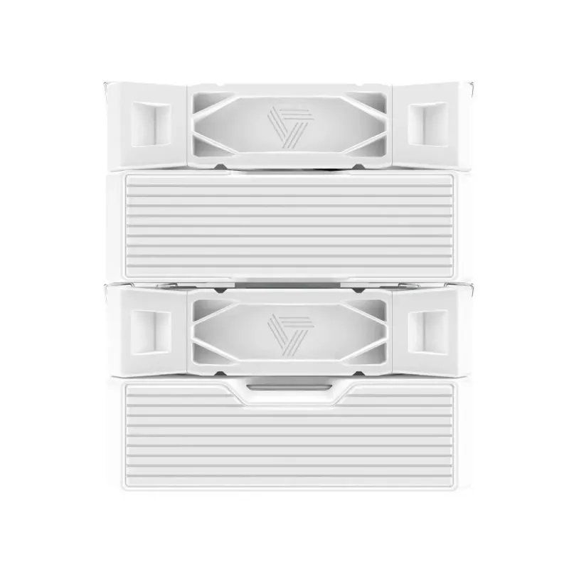 CPU-Kühler Montech NX600 (weiß) mit 120-mm-Lüfter, kompatibler Luftkühler für Desktop-Prozessoren