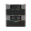 CPU-Kühler Montech NX600 ARGB, schwarz, 120-mm-Lüfter, ARGB-Beleuchtung