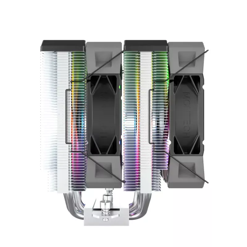 CPU-Kühler Montech NX600 ARGB, schwarz, 120-mm-Lüfter, ARGB-Beleuchtung
