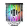 CPU-Kühler Montech NX600 ARGB, schwarz, 120-mm-Lüfter, ARGB-Beleuchtung