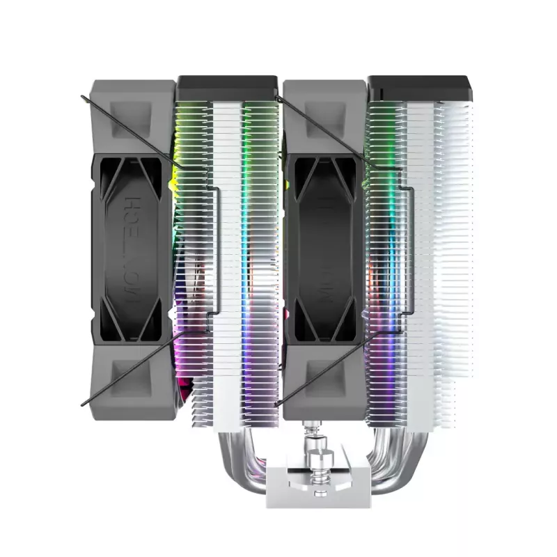 CPU-Kühler Montech NX600 ARGB, schwarz, 120-mm-Lüfter, ARGB-Beleuchtung