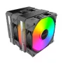 CPU-Kühler Montech NX600 ARGB, schwarz, 120-mm-Lüfter, ARGB-Beleuchtung