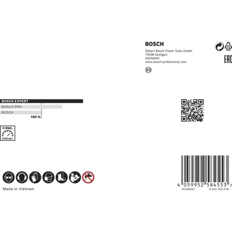 Bosch 2 608 901 392 Rotationswerkzeug Schleif-/Schmirgelzubehör Trennscheibe