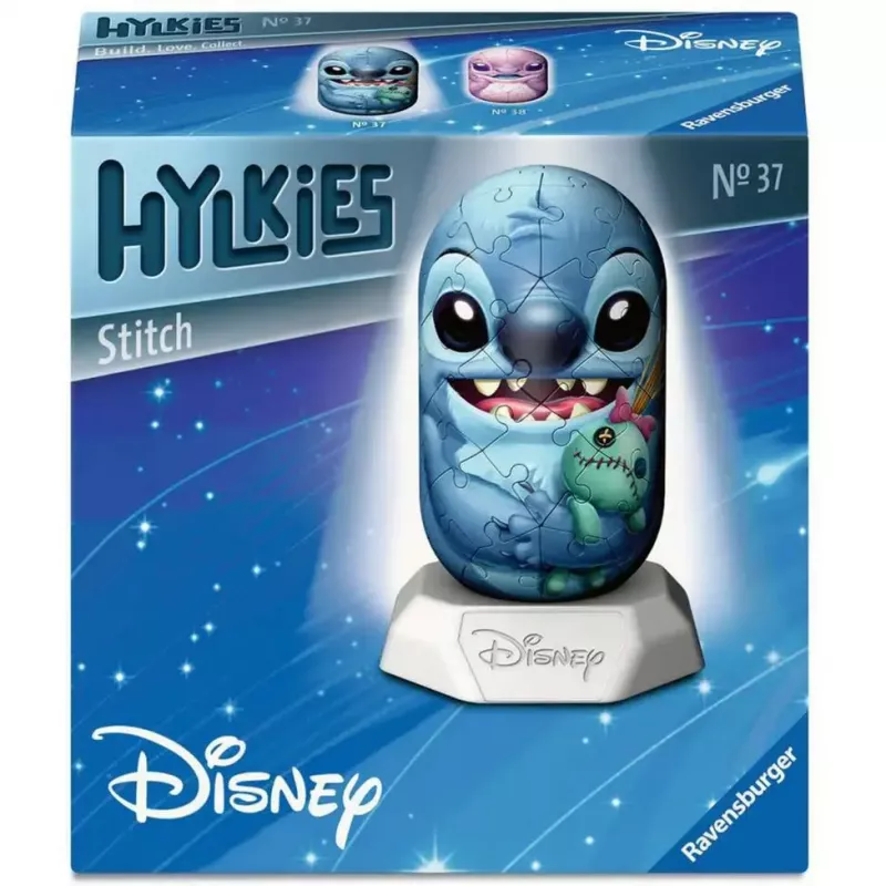3D Puzzle Ravensburger Disney Stitch Hylkies — charakterförmige 3D-Figur von Ravensburger