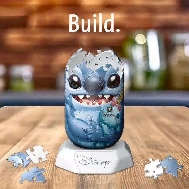 3D Puzzle Ravensburger Disney Stitch Hylkies — charakterförmige 3D-Figur von Ravensburger