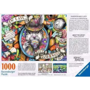 Puzzle Ravensburger Fashionably Late — 1000 Teile, Querformat, 700 × ? mm