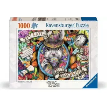 Puzzle Ravensburger Fashionably Late — 1000 Teile, Querformat, 700 × ? mm