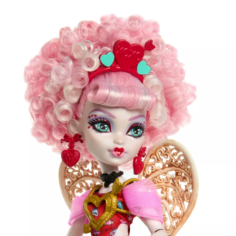 MATTEL Monster High Scary Sweet Birthday Cupid Asteria – Sammelpuppe, beweglich, Themenoutfit