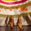 Barbie Signature Día De Muertos 2025 Sammlerpuppe im gerüschten cremefarbenen Kleid